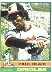 1976 Topps Baseball Cards      473     Paul Blair